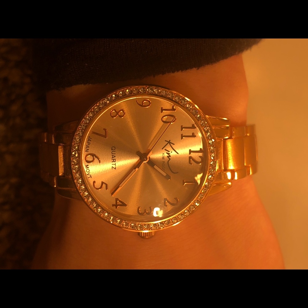 Never worn Kim Rodgers Rose Gold and Quarts Watch